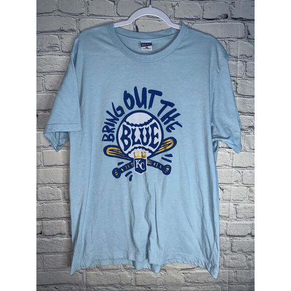 Charlie Hustle "Bring Out The Blue" Kansas City Royals T-shirt Men’s XL - Picture 1 of 5